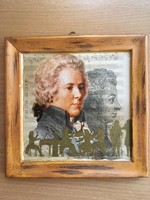 Eladó Mozart gipsz falikép!