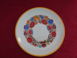 Bodrogkeresztúr porcelain wall plate, diameter 16.5 cm. He has! Jokai.