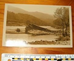 the ferry pithogry  komp képeslap foto kb  világháborús kori lehet KIÁRUSÍTÁS 1 forintról