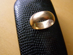 Antik arany karikagyűrű, 14 karátos,