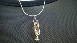 New silver pendant pendant trumpet 925