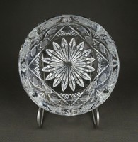 1C039 Vastag falú ólomkristály hamutál 15 cm