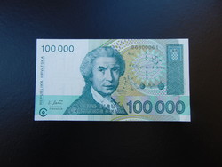 Horvátország 100000 dinár 1993