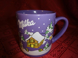 Német porcelán, Milka karácsonyi pohár. Vanneki! Jókai.