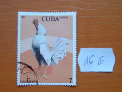 KUBA 7 (C) 1981 Harci kakasok BLANCO 16E