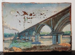 Muráti Frigyes (1856-1939) Szeged vasúti híd