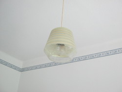 Retro glass ceiling lamp