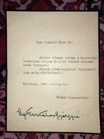 Keszthely !!Őzvegy herceg Festetics Györgyné-Oppel  Imre festőművész . 1942