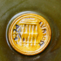 Zsolnay antik szecessziós eozin pávaszemes kaspó a Zsolnay aranykorából