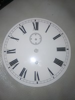 Dial, clock, wall clock dial for a wind-up pendulum clock! Enamel full dial 1 heavy clock