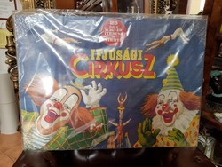 25 éves a Magyar Cirkusz és Varieté - Ifjúsági cirkusz régi plakát az  1970-es évekből