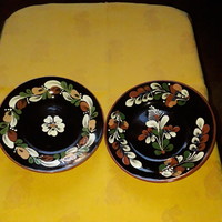 Sárospataki kerámia tányérok (2 db)
