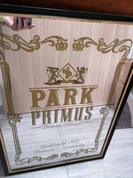 Park Primus sör tükrös fali reklám tábla 
