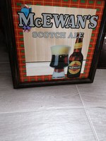 McEwan's scotch ale tükrös fali sör reklám kép