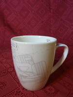 Porcelán Forma 1 bögre TOYOTA relikvia. Belgiumból a Forma 1-ről. Vanneki!