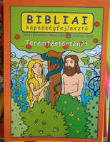 Bibliai képességfejlesztő, teremtés történet,  foglalkoztató füzet kisiskolás korú gyermekek számára