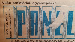PANEL  a 43-as ÁÉV dolgozóinak lapja 1986 szeptember 15