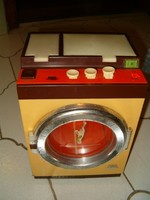PIKO játék mosógép retró kb 1980 ból régi gyerek játék trafik áru kádár barokk KIÁRUSÍTÁS 1 forint