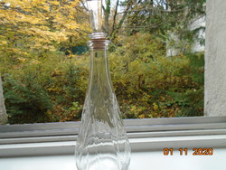 Reims-i francia italos üveg, fazettált látványos dugóvaj
