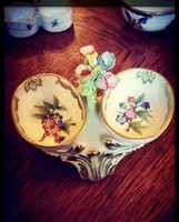 Herendi porcelán,Queen Victoria so-borstarto, fűszertartó ,ritka darab