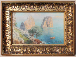 Giuseppe Giardiello at the island of Capri