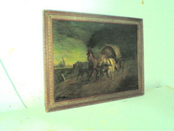 Lotz Károly szignóval olaj festmény