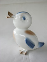 Hollóházi porcelain aquazur duck