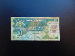 10 shilingi - kumi 1987 Uganda