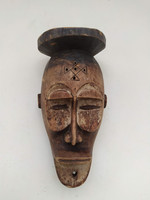 Antik afrika afrikai majom maszk Chokwe népcsoport african mask Angola dob v.