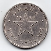 Ghana 2 Shilling, 1958