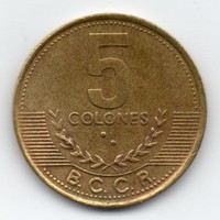 Costa Rica 5 Colon, 2001