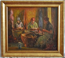 CSEJTEI JOACHIM József (1898-1954) festmény, 1929., Becsértéke 100-200 ezer Ft