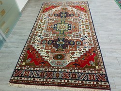 Magyar szőnyeg kaukázusi minta 130x240 kézi, gyapjú perzsa MM_410