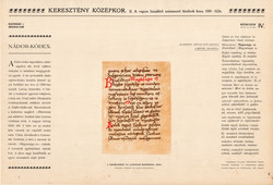 Nádor - kódex, színes nyomat 1905, magyar, 27 x 41 cm, irodalom, keresztény, középkor, 703. lap