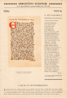 A Bécsi - kódex, színes nyomat 1905, magyar, 27 x 41 cm, irodalom, keresztény, középkor, München