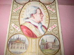 Szent-év  emlékére  XI . PIUS  1925 képeslap