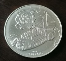 Régi dunai hajók Hableány Ezüst 1000 forint 1995 BU