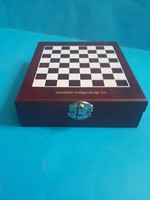 Utazó sakk készlet + használati tárgyak