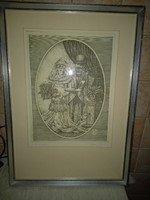 Molnár Gabriella Házaspár 31,5×39cm
