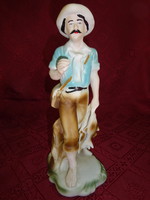 ARPO román porcelán figura, halász a halakkal, magassága 24 cm. Vanneki!