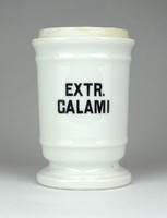 1C743 Régi Elbogen porcelán patika edény EXTR. CALAMI 1800-as évek!