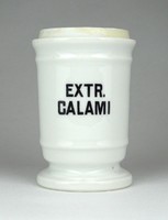 1C743 Régi Elbogen porcelán patika edény EXTR. CALAMI 1800-as évek!