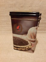 Old rare kaffee meinl coffee box vinyl with clip top