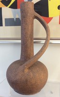 Impozáns, 43cm-es jelzett design váza az 50-es 60-as évekből lakberendezőknek. ( modern)