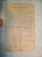 Gazdasági cseléd szerződés - 1943