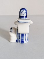 Ritka Ghzel orosz porcelán figura