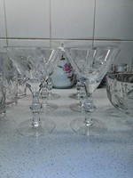 Crystal cocktail set with cocktail