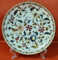 Antik Zsolnay perzsamintás tányér - 1800-as évek vége