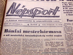 1967 november 13  /  Népsport  /  Nagyszerű ajándékötlet! Eredeti újság Ssz.:  17915