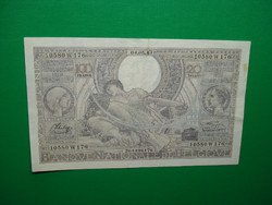 Belgium 100 frank / 20 Belgas 1943 Ritkább!